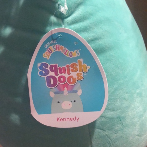 NWT - 14” Kennedy the Squishdoo Teal Unicorn - Picture 3 of 4